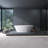 66.9 Inch Freestanding Solid Surface Soaking Bathtub For Bathroom