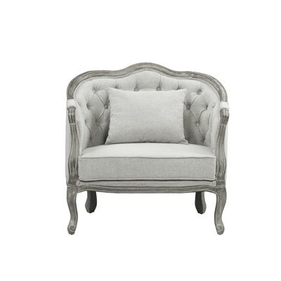 Loumans 37" W Tufted Armchair