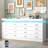 16 Drawer 78.7" W Dresser With Charging Station And LED Light-32319960