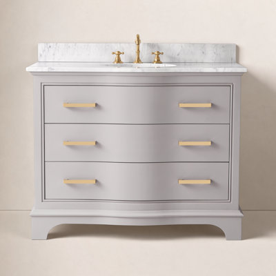 Goleta 42" Pine Single Bathroom Vanity
