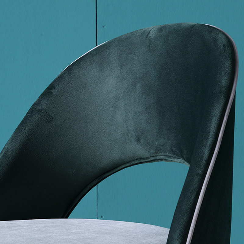 Chaise d'appoint à dossier bas (ensemble de 2)