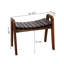 Tabouret courbé en bois de chêne StoneCreek-152951217