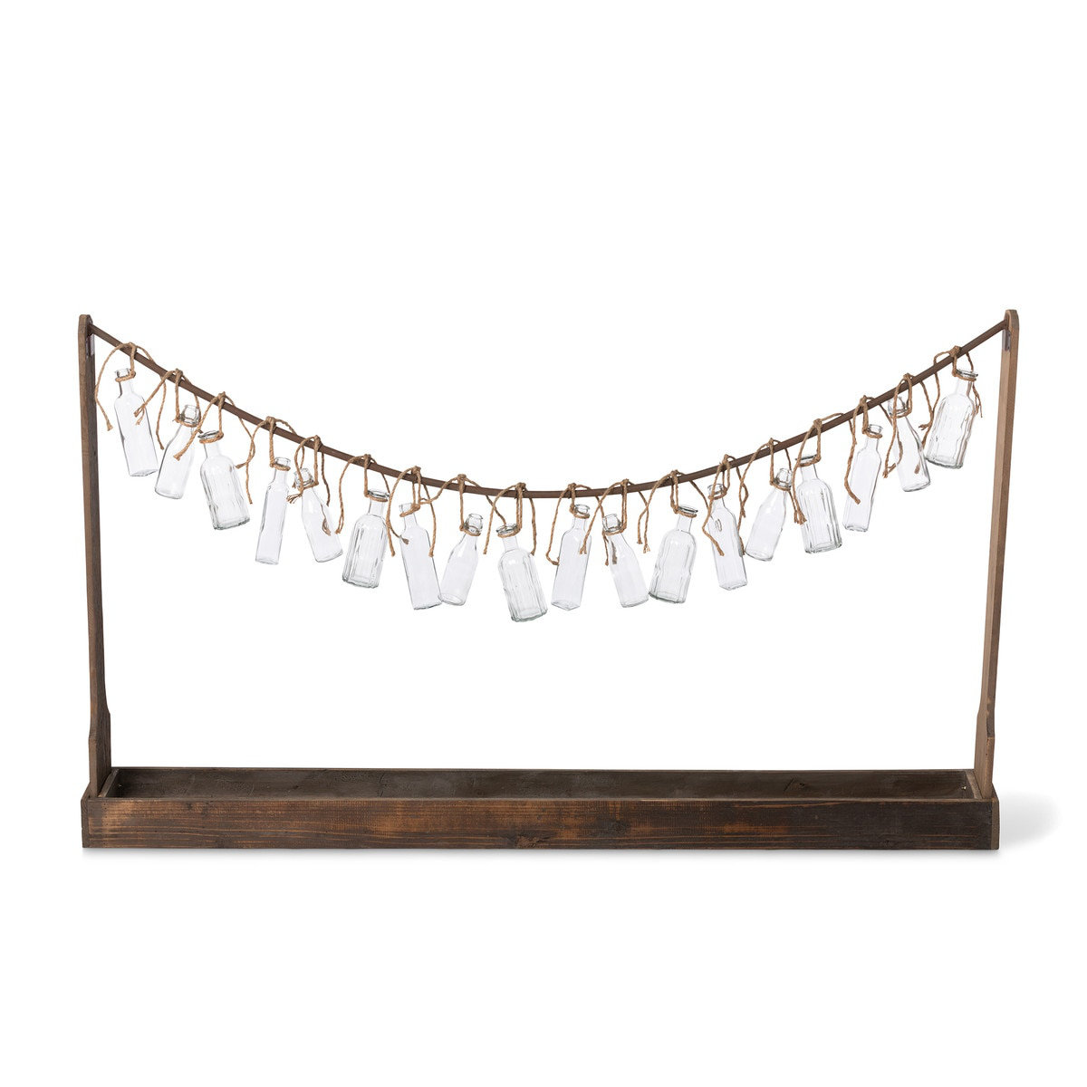 Bottle Garland Vases & Wooden Stanchion - Thumbnail 5