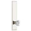 Grandeur Carré Tall Plate Double Dummy with Chambord Crystal Door Knob-1960707102