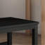 4 chaises de salle à manger, dossier à lattes noires, pin massif, convenant à de multiples occasions, chaises peu encombrantes de 4, noir, bois de pin, ajoutent une touche de style à votre