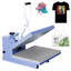 Presse à chaud 16 po x 20 po / 16 po x 24 po, presse à chaleur, technologie de chauffage uniforme, grand panneau de commande, sublimation numérique par transfert de chaleur pour t-shirts, vêtements, sacs en toile
