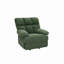 Fauteuil inclinable manuel moderne à bascule, avec revêtement en tissu nubby pour le salon-524452875