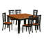 Ensemble de table de salle à manger 7 pièces 7 pièces Modernes-2119127897