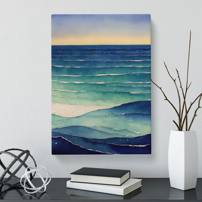Watercolour Seascape Vol.6 - Wrapped Canvas