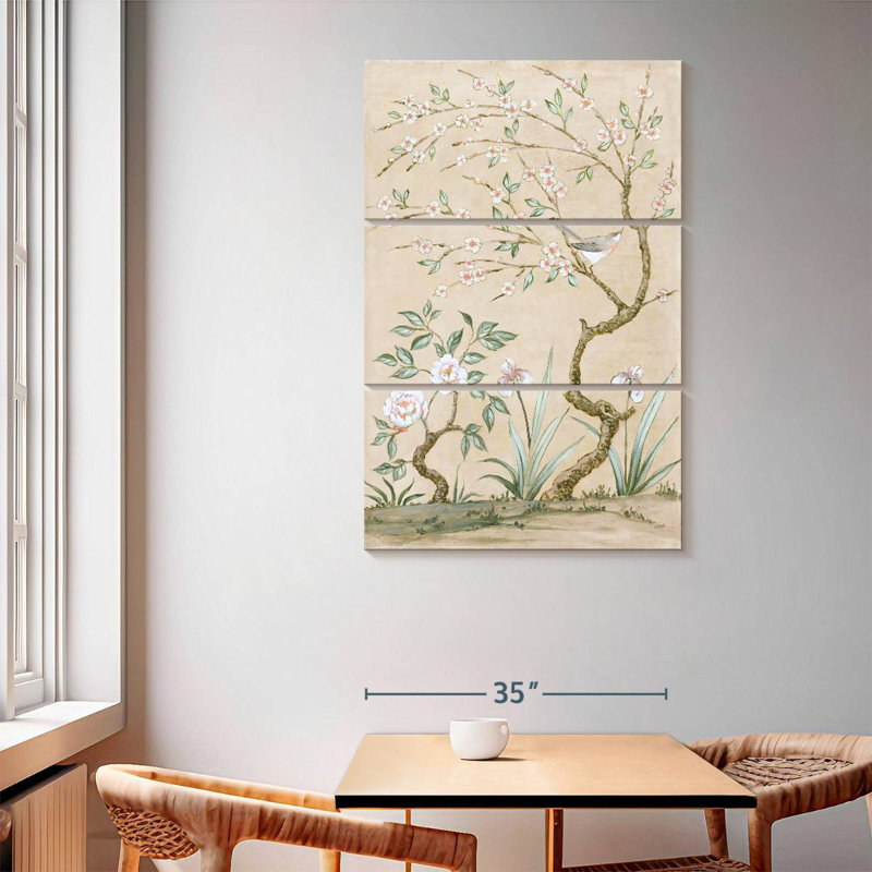 Alvord Spring Mural I Tan, 65'' H x 42'' W