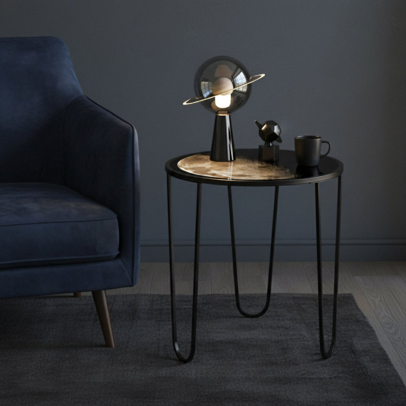 Table basse, Noir / brun