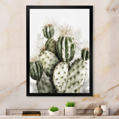 «Lincoln Desert Green Flower Cactus» sur toile