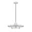 Luminaire suspendu nickel brossé 1 lumière Ludo-123223205