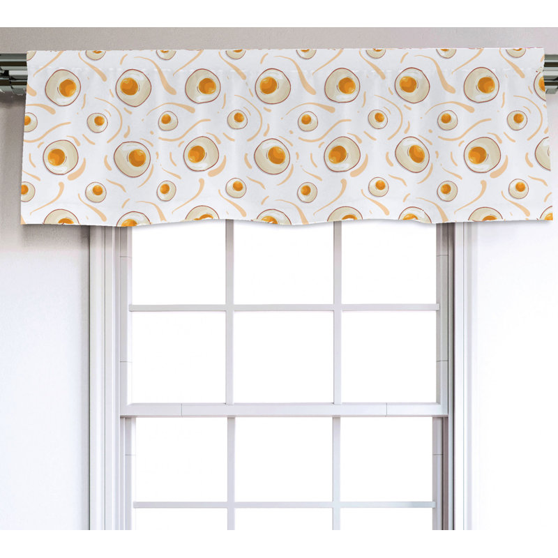 Sateen Ruffled Window Valance