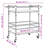vidaXL Kitchen Trolley 32.3"x15.7"x30.9" Engineered Wood-97839735
