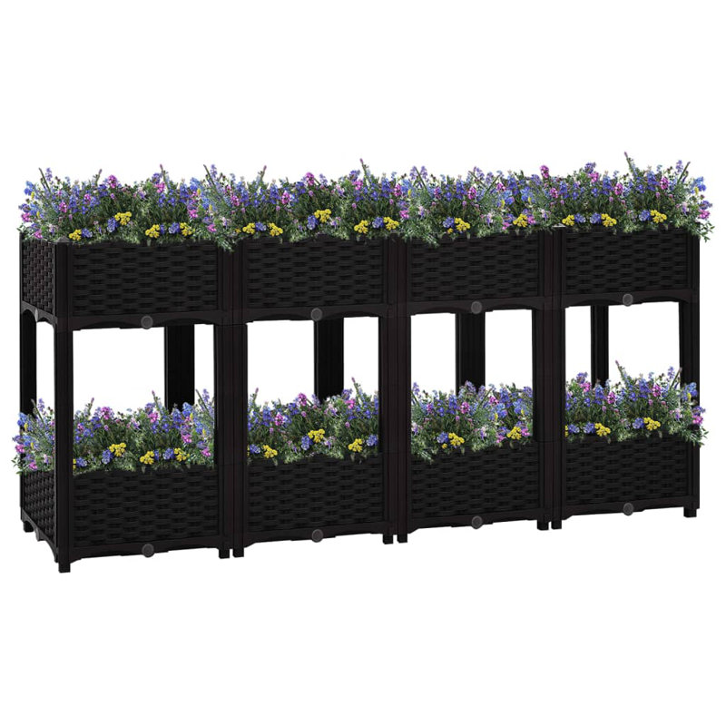 Rosharon Raised Garden Bed, Black