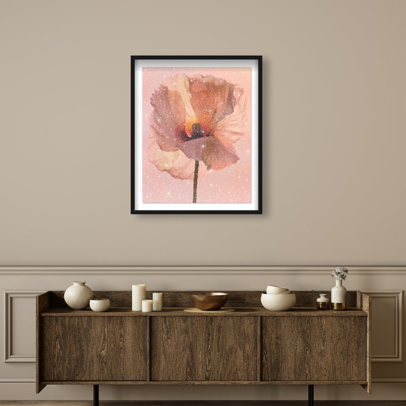 Amber Radiance I Framed Graphic Art, 31.5"H x 25.5"W, Black Shadowbox