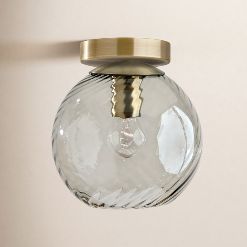 Delos Glass Flush Mount