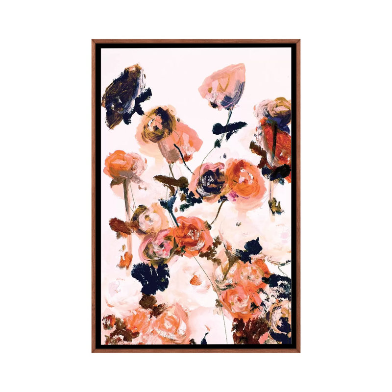Internal 1 Piece Painting on Canvas, 66.04 cm H x 45.72 cm W, Classic Brown Wood Framed Canvas