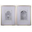 Ensemble de 2 fausses crayons, art mural