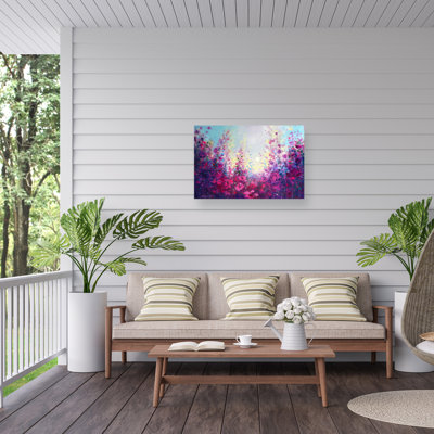 Jennifer Taylor Art Garden Paradise Outdoor  Canvas