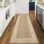 Tapis de couloir moderne à bord antidérapant Border Runner-128237041