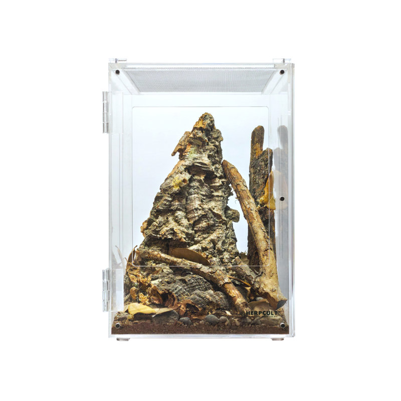 Acrylic Reptile Terrarium, 3 Gallon - 12"H x 8"W x 8"D