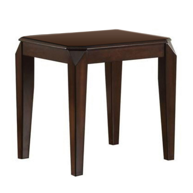 Table d'appoint carrée 23 pouces Classic Edge