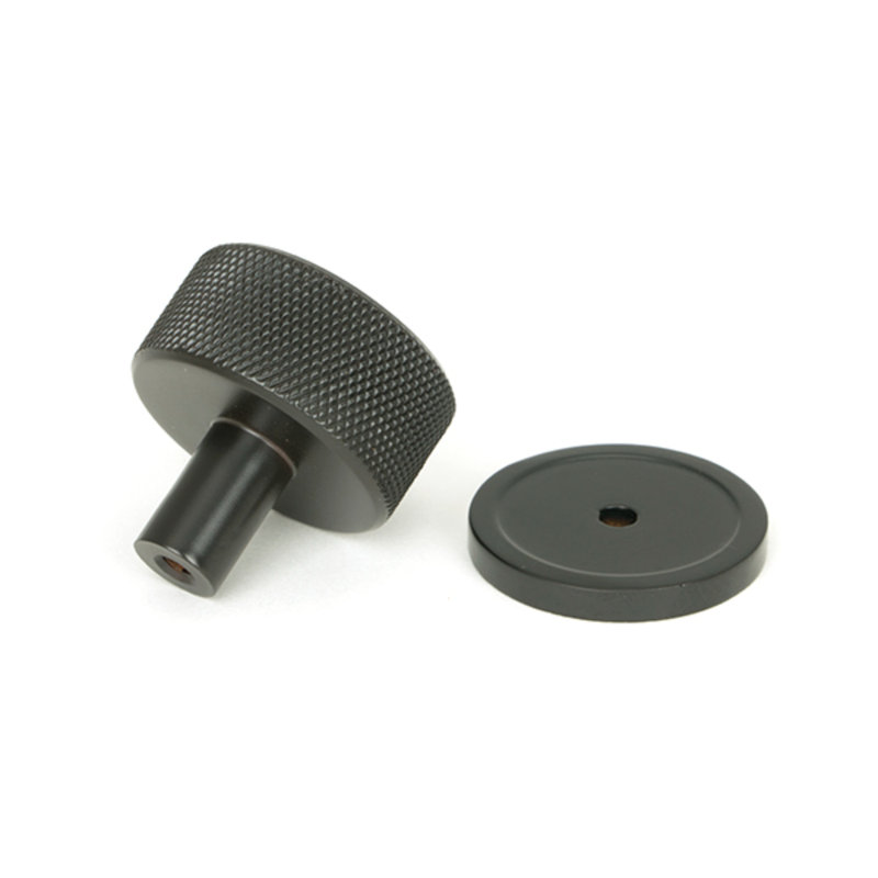 Round Knob, Aged Bronze, 3 cm