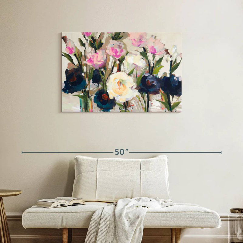 Avery Romantic Blossoms Neutral, 24" H x 36" W