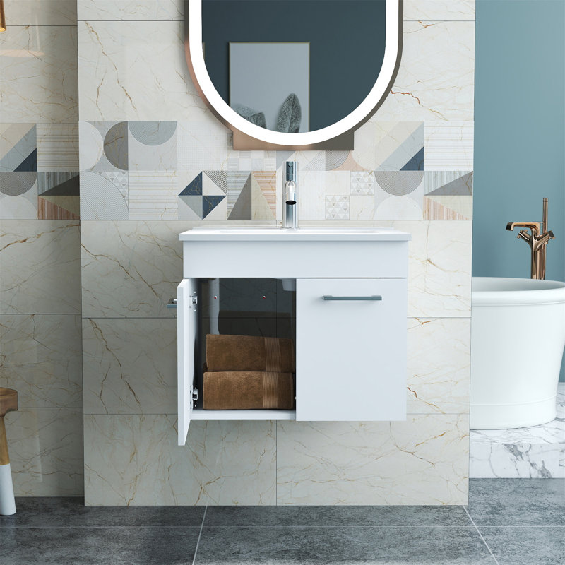 24-Inch Bathroom Vanity With Sink Combo