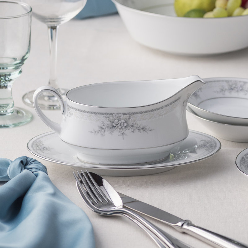  Sauce sucrée Leilani de Noritake avec plateau (1 pièce), 13 oz