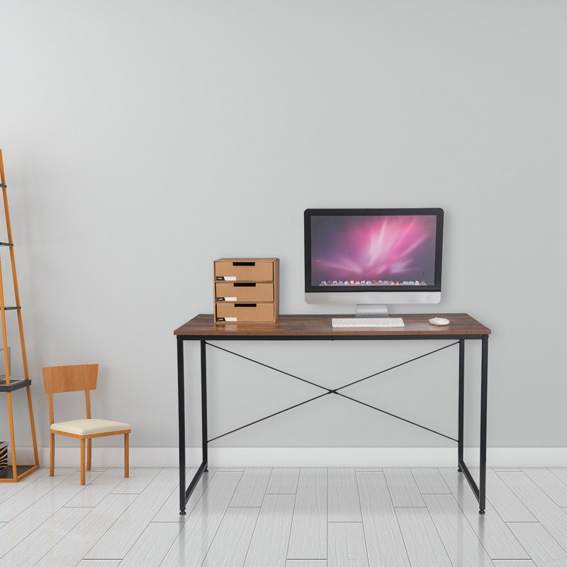 80cm W Rectangle Computer Desk, Walnut