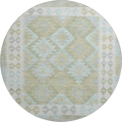 Premium Machine Washable Tara AMF1915 Tribal Rug