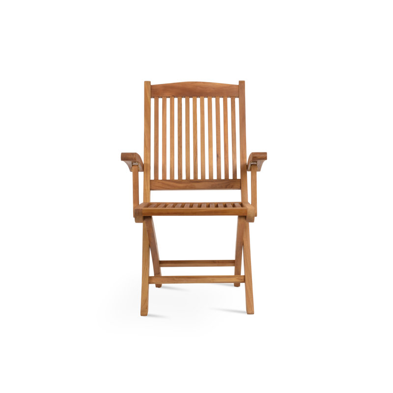 Chaise en bois de teck massif Pedasa