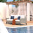 Sameko Sunbrella Outdoor 78In. Sofa-100515009-100515002