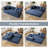 Boneless Addisin King-Size Foldable Sleeper Sofa Bed – Convertible Compression Mattress Couch with 2 Removable Bolster Armrests & 2 Pillows-824497826