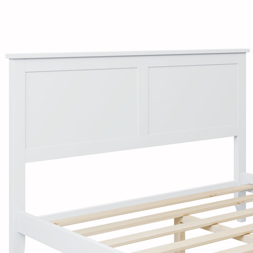 Builddecor Full Size Solid Wood Platform Bed, Full Bed Frame | Wayfair