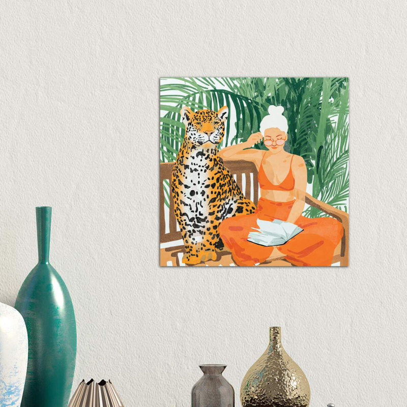 Jungle Vacay II - Wrapped Canvas Print, 66.04 cm H x 66.04 cm W x 1.91 cm D