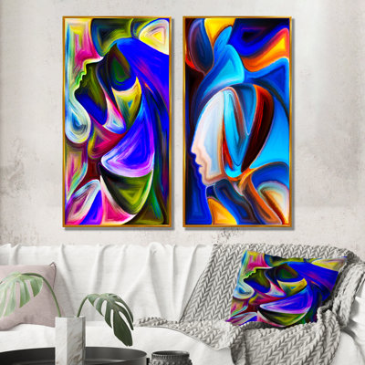 «Spirit Composition II», ensemble de 2 impressions sur toile