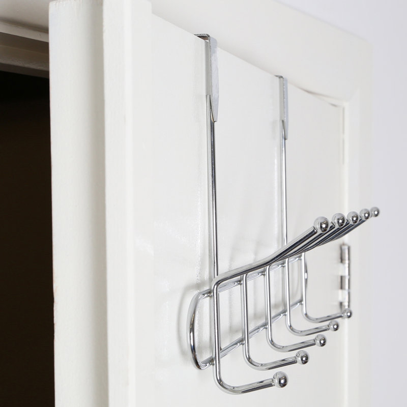 Boadicea Stainless Steel Over-the-Door 10 - Hook Wall Mounted Coat Rack