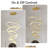 Modern LED Ring Chandelier, 5-Ring Gold Chandelier for High Ceilings, Dimmable Foyer Staircase Pendant Light for Living Room Entryway-1867192049-1867192062