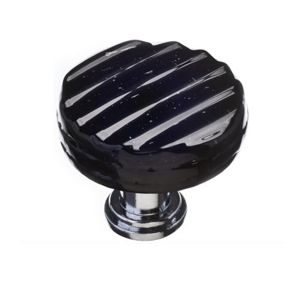 Texture Glass Mushroom Knob