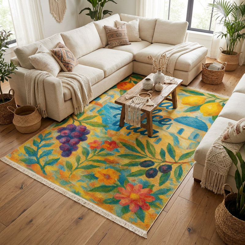Tapis 7 pi x 10 pi La Dolce Vita