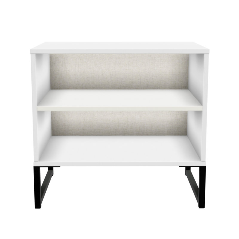 Fully Assembled Euris Nightstand, White