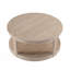 Table basse ronde à 2 niveaux Curved