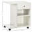 Mobile Printer Stand, Rolling File Cabinet Cart With Wheels, Adjustable Shelf, Drawer And CPU Stand,