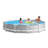 Plastic Round Frame Set Pool 30'' H x 144'' W x 144'' L