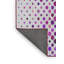 Tapis mauve/blanc à motifs-1084725721