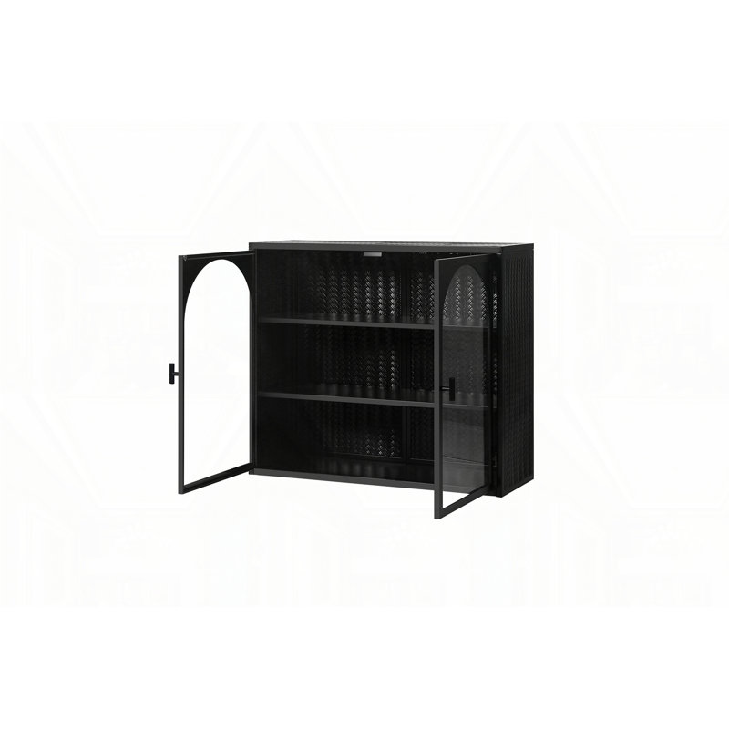 Armoire murale 27,56 po, Noir
